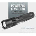 Hot Sale 2017 Handheld Most Powerful 10W XML2 U4LED Aluminium Tactical USB Rechargeable Led Flashlight